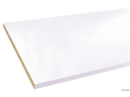 Tablette mélaminé, L.250 x l.50 cm x Ep.18 mm blanc