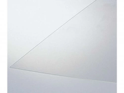 Plaque Polyéthylène Transparent Lisse, L.50 X L.50 Cm X Ep.2 Mm