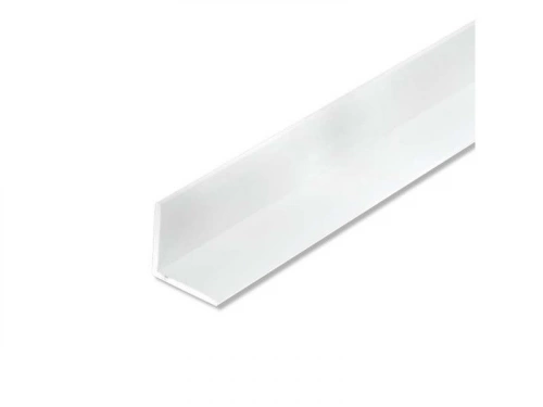Cornière en pvc standard 20 x 20 x 1.5 mm L.2 m blanc