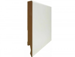 Plinthe Raine Bouvete Revetu Papier Blanc 2 Bords Droit 14X120X2400Mm