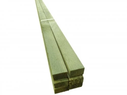 Lot de 6 tasseaux traités autoclave Classe III 24 x 38 x 2000 mm