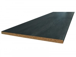 Plan de travail stratifié 1800 x 640 x 28 mm anthracite