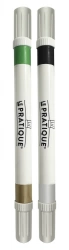 Lot de 2 marqueurs bocaux double mines Le Pratique