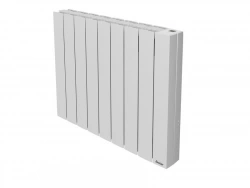 Radiateur électrique à inertie fluide 1500 W SAUTER Orosi horizontal blanc