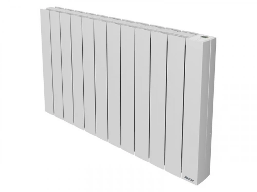 Radiateur électrique à inertie fluide 2000 W SAUTER Orosi horizontal blanc
