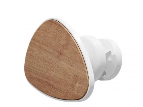 Patère en galet pour sèche-serviettes Sauter - bois blanc