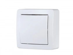 Interrupteur Va-Et-Vient Saillie Complet, Schneider Electric Alréa, Blanc