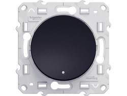 Interrupteur VV, à voyant lumineux Odace, gris anthracite