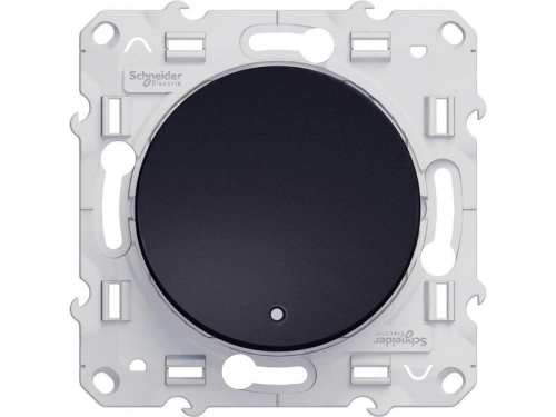 Interrupteur VV, à voyant lumineux Odace, gris anthracite