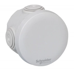 Boîte de dérivation ronde 4 entrées 60x60x40mm Mureva Box, SCHNEIDER ELECTRIC