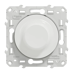 Variateur de lumière universel à assembler Odace, SCHNEIDER ELECTRIC, blanc