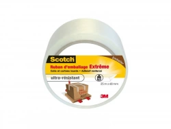 Adhésif Scotch Emballage Une Face Multiusage L.25 M X L.48 Mm, Transparent