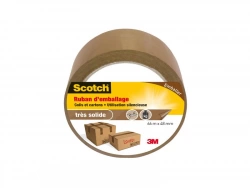 Adhésif emballage une face multiusage, SCOTCH, L.66 M x l.48 mm marron