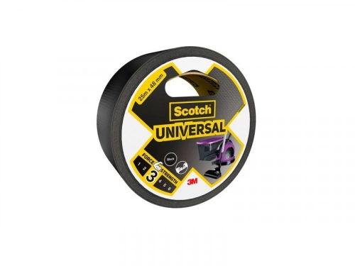Adhésif De Réparation Scotch Universal, Une Face L.25 M X L.48 Mm Noir