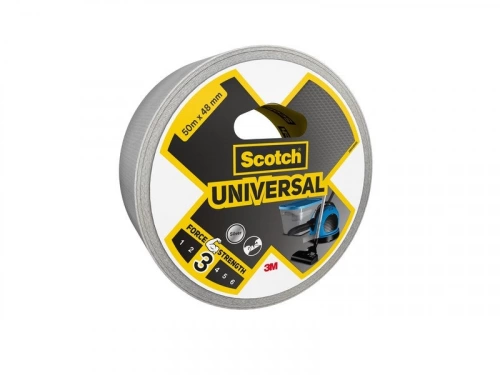 Adhésif De Réparation Scotch Universal, Une Face L.50 M X L.48 Mm Gris