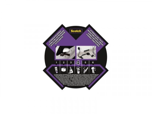 Adhésif De Réparation Scotch No Residue Extremium, Une Face L.18 M X L.48 Mm Gri