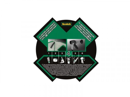 Adhésif De Réparation Scotch All Weather Extremium, Une Face L.27 M X L.48 Mm Gr