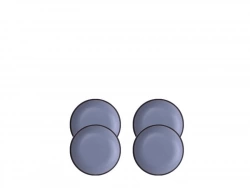 Assortiment de 4 patins-feuille de pied de meuble en plastique SCOTCH Ø27 mm