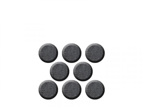 Lot de 8 patins feutre adhésif, SCOTCH, diam. 22 mm, gris
