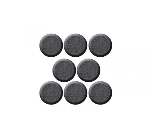 Lot de 8 patins feutre adhésif, SCOTCH, diam. 25 mm, gris