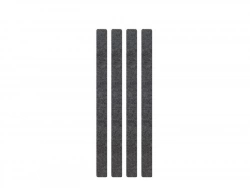 Lot de 4 patins feutre adhésif, SCOTCH, 208 x 15 mm, gris