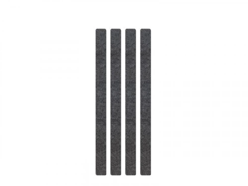Lot de 4 patins feutre adhésif, SCOTCH, 208 x 15 mm, gris