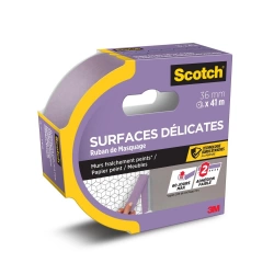 Ruban de masquage SCOTCH l.36 mm x L.41 m surfaces délicates