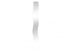 Miroir non lumineux découpé vague l.20,1 x L.160 cm Vague