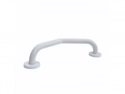 Barre D'Appui Coudée À Fixer, Acier Inoxydable Blanc, 40Cm