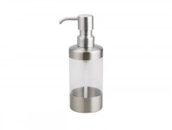 Distributeur de savon inox Loft, transparent, SENSEA