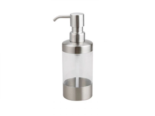 Distributeur de savon inox Loft, transparent, SENSEA