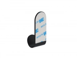 Patère 1 tête black 0 BASIC