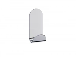 Patère 1 tête chrome brillant BASIC