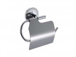 Dérouleur à papier WC inox avec couvercle, suite, chrome