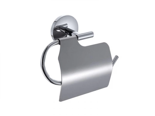 Dérouleur à papier WC inox avec couvercle, suite, chrome
