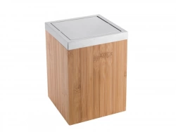 Poubelle de salle de bains 5 l bambou SENSEA Bamboo