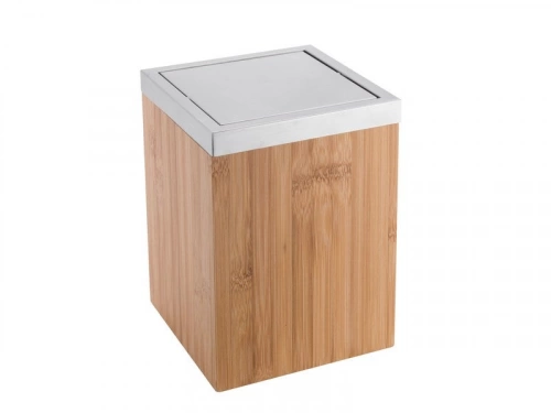 Poubelle de salle de bains 5 l bambou SENSEA Bamboo