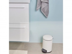 Poubelle de salle de bains 3.0 l blanc SENSEA Easy