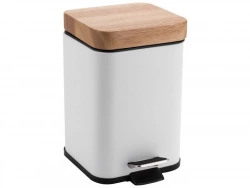 Poubelle de salle de bain 3 L blanc SENSEA SCANDI