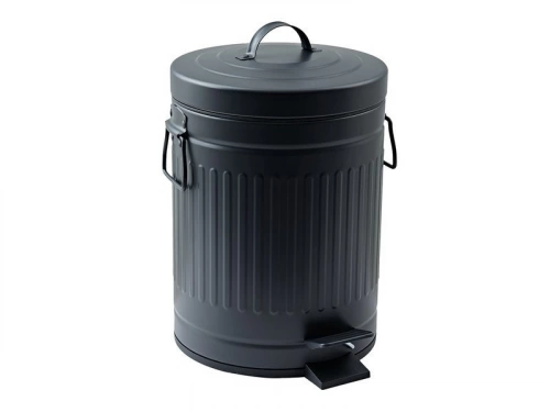 Poubelle de salle de bains 5 l noir SENSEA Street