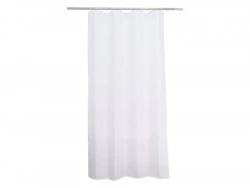 Rideau de douche en textile white n° 0 L.120 x H.200 cm, HAPPY SENSEA
