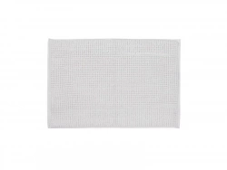 Tapis de bains L. 40 x L. 60 cm blanc, EASY SENSEA