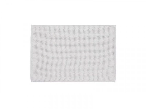Tapis de bains L. 40 x L. 60 cm blanc, EASY SENSEA
