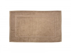Tapis de bain L. 50 x L. 80 cm fossil 3, TERRY SENSEA
