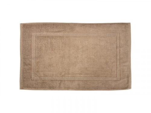 Tapis de bain L. 50 x L. 80 cm fossil 3, TERRY SENSEA