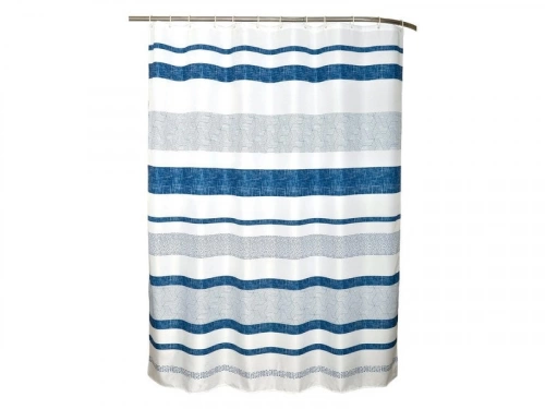 Rideau de douche en textile, TIPEE, 180 x 200 cm