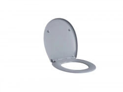 Abattant WC déclipsable avec frein de chute duroplast Remix gris