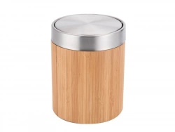 Poubelle de salle de bain 2.6 L bambou SENSEA
