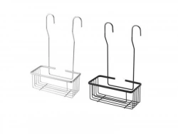 Etagère de bain / douche à suspendre en inox Hangy, SENSEA, H.40 X l.25 X P.12.5 cm chromé