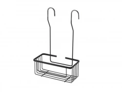 Etagère de bain / douche a suspendre, noir, Hangy